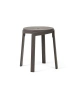 Scaun exterior Nardi Stack Mini 48cm, h 46.5cm, maro terra