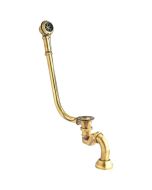 Sifon click-clack cu preaplin Besco Retro pentru cazi freestanding, auriu