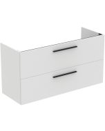 Dulap baza suspendat Ideal Standard i.life A cu 2 sertare, 120cm, alb mat