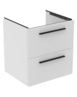 Dulap baza Ideal Standard i.Life B cu 2 sertare, 60x50.5x63cm, alb mat