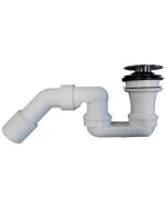 Sifon pentru cada fara preaplin Villeroy & Boch click-clack cu capac crom