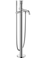 Baterie cada cu montaj pe pardoseala Duravit White Tulip, crom