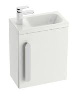 Usa pentru dulap baza lavoar Ravak Concept Chrome SD 400 stanga, 37x25x53cm, alb