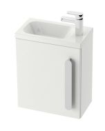 Usa pentru dulap baza lavoar Ravak Concept Chrome SD 400 dreapta, 37x25x53cm, alb
