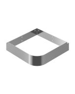 Consola pentru lavoar de colt Ravak Yard de 45x45cm, inox