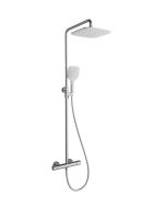 Coloana de dus Ravak Termo 300, TE 093.00/150 baterie termostatata, palarie de dus 25x25cm si para de dus Air cu 3 functii