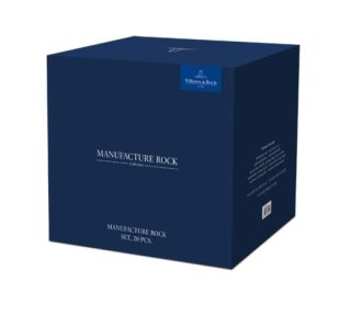 Set servire Villeroy & Boch Manufacture Rock, 20 piese