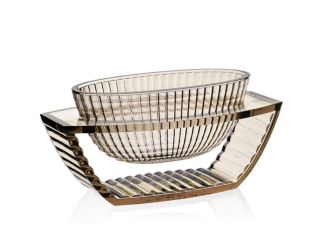 Bol decorativ Kartell U Shine design Eugeni Quitllet, 29x14cm, verde transparent