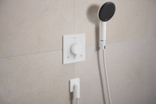 Accesoriu FixFit Hansgrohe Fine E alb mat