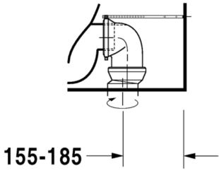 Vas WC  Duravit Vero