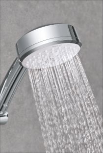 Set de dus Grohe Tempesta Cosmopolitan 100 cu para de dus 3 jeturi, furtun 175cm si bara 60cm, crom