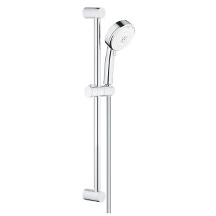 Set de dus Grohe Tempesta Cosmopolitan 100 cu para de dus 3 jeturi, furtun 175cm si bara 60cm, crom