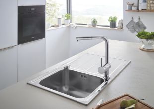 Chiuveta bucatarie Grohe K500 45 -S, 860x500mm, inox satinat