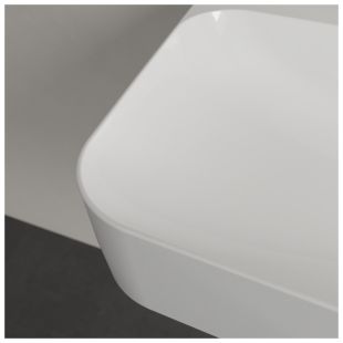 Lavoar Villeroy & Boch Finion 80x47cm, finisat suplimentar, alb