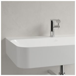 Lavoar Villeroy & Boch Finion 80x47cm, finisat suplimentar, alb