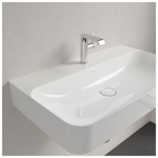 Lavoar Villeroy & Boch Finion 80x47cm, finisat suplimentar, alb