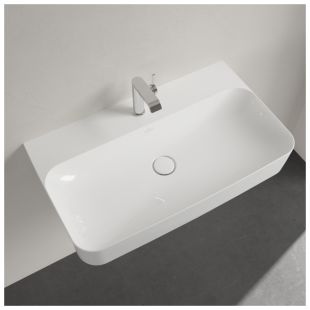 Lavoar Villeroy & Boch Finion 80x47cm, finisat suplimentar, alb