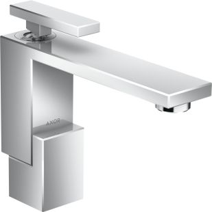 Baterie lavoar Axor Edge 130, ventil push-open, crom