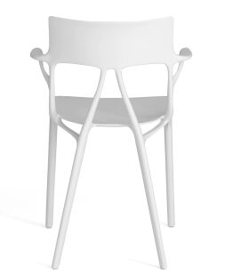 Scaun Kartell A.I. design Philippe Starck, alb