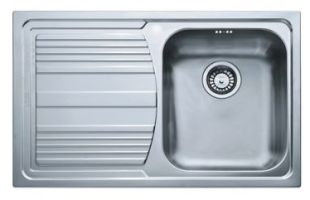 Chiuveta bucatarie Franke Logica Line LLX 611, picurator stanga, 790x500, inox lucios
