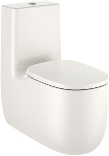Capac wc Roca Beyond cu inchidere lenta si QuickRelease, bej