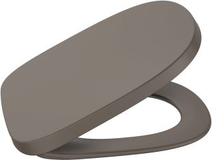 Capac wc Roca Beyond cu inchidere lenta si QuickRelease, cafea