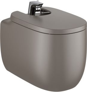 Capac bideu Roca Beyond cu inchidere lenta, cafea