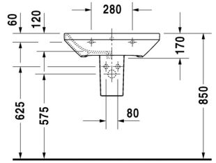 Lavoar Duravit DuraStyle 65cm