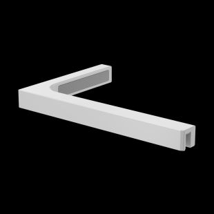 Paravan cada Radaway Modo SL PNJ II, un element fix orientare stanga, 70cm, alb mat
