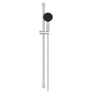 Baterie dus termostatata Grohe Precision Feel cu set de dus Vitalio Start 110 cu bara 90cm, crom