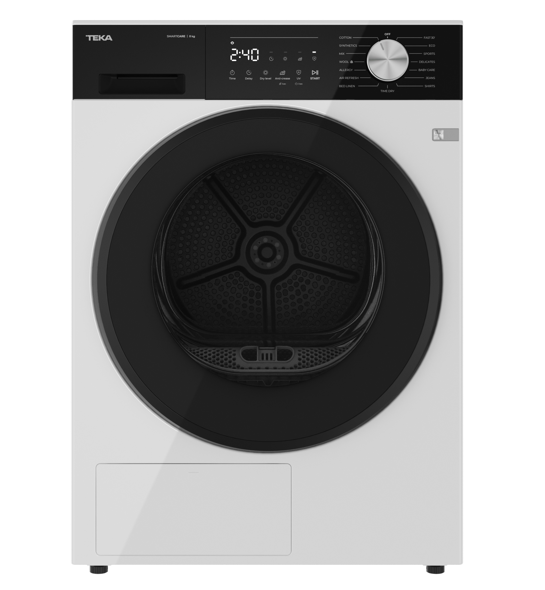 Uscator de rufe Teka Maestro D 208D W EU  8 kg  18 programe  60cm  alb