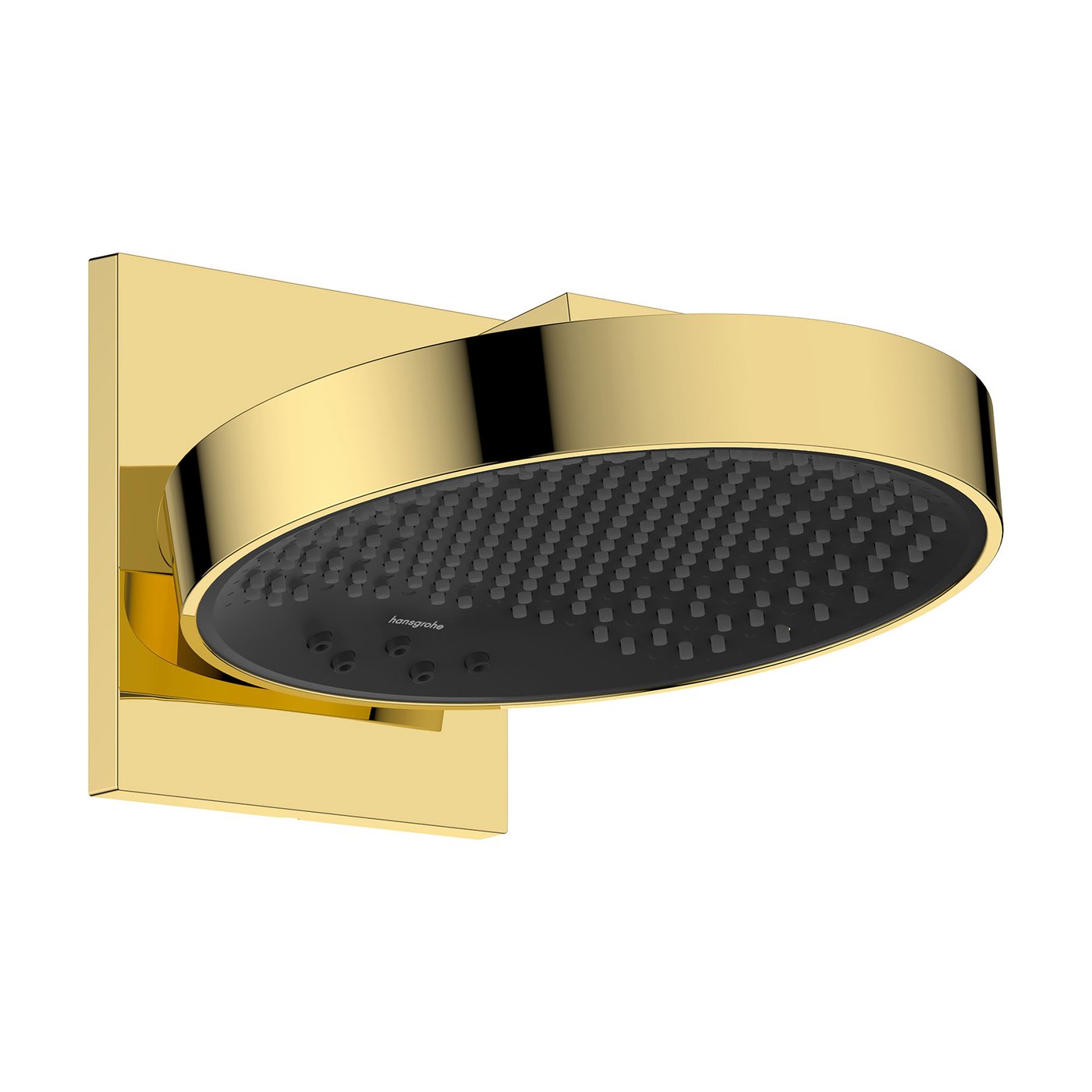 Palarie de dus Hansgrohe Rainfinity 250 3jet EcoSmart cu placa de conectare la perete  auriu