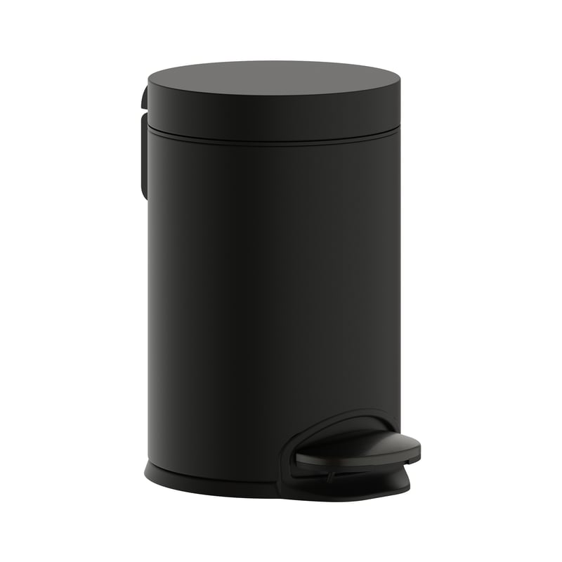 Cos cu pedala Hansgrohe AddStoris 3L  negru crom periat