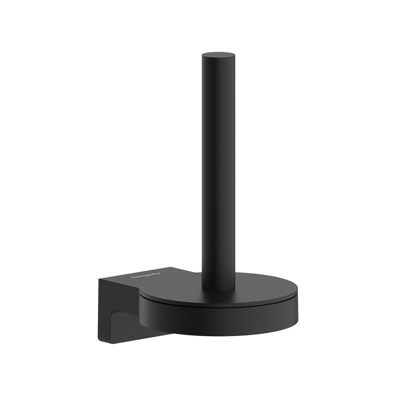 Suport rezerva hartie igienica Hansgrohe AddStoris S  negru mat