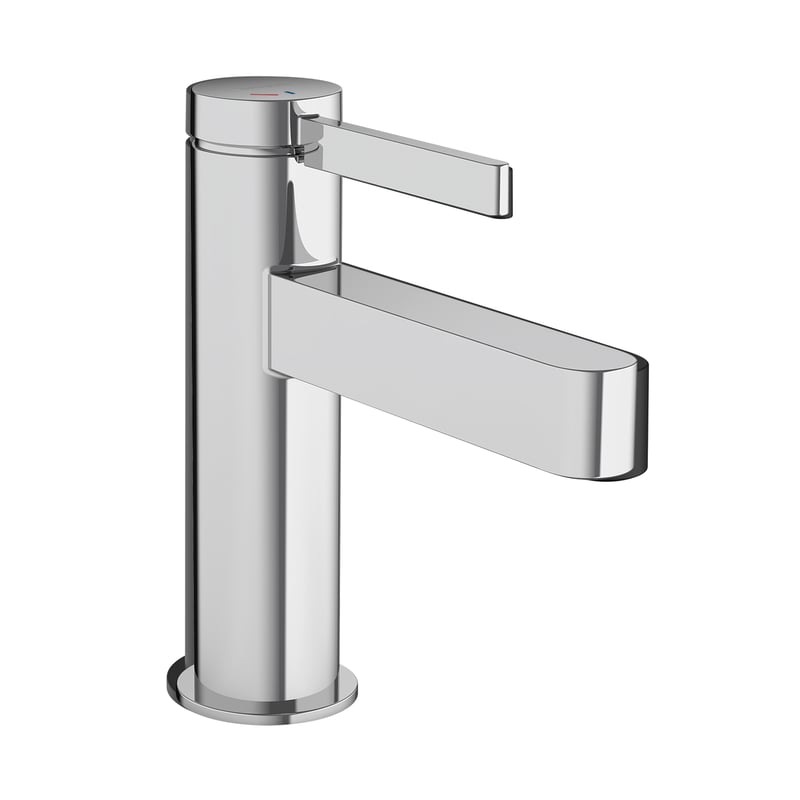 Baterie lavoar Hansgrohe Finoris 100 CoolStart  ventil click-clack  crom