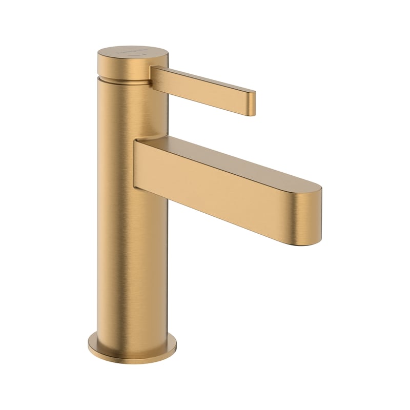 Baterie lavoar Hansgrohe Finoris 100 CoolStart  ventil click-clack  bronz periat