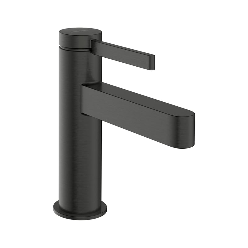 Baterie lavoar Hansgrohe Finoris 100 CoolStart  ventil click-clack  negru periat