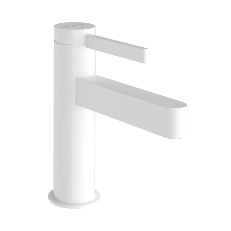 Baterie lavoar Hansgrohe Finoris 100 CoolStart  ventil click-clack  alb mat