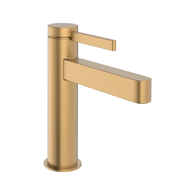 Baterie lavoar Hansgrohe Finoris 110 CoolStart  ventil click-clack  bronz periat