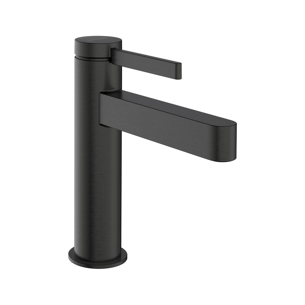 Baterie lavoar Hansgrohe Finoris 110 CoolStart  ventil click-clack  negru periat