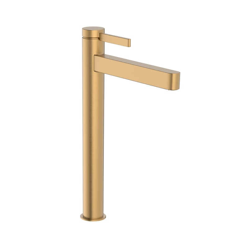 Baterie lavoar Hansgrohe Finoris 260 CoolStart  ventil click-clack  pentru lavoare tip bol  bronz periat