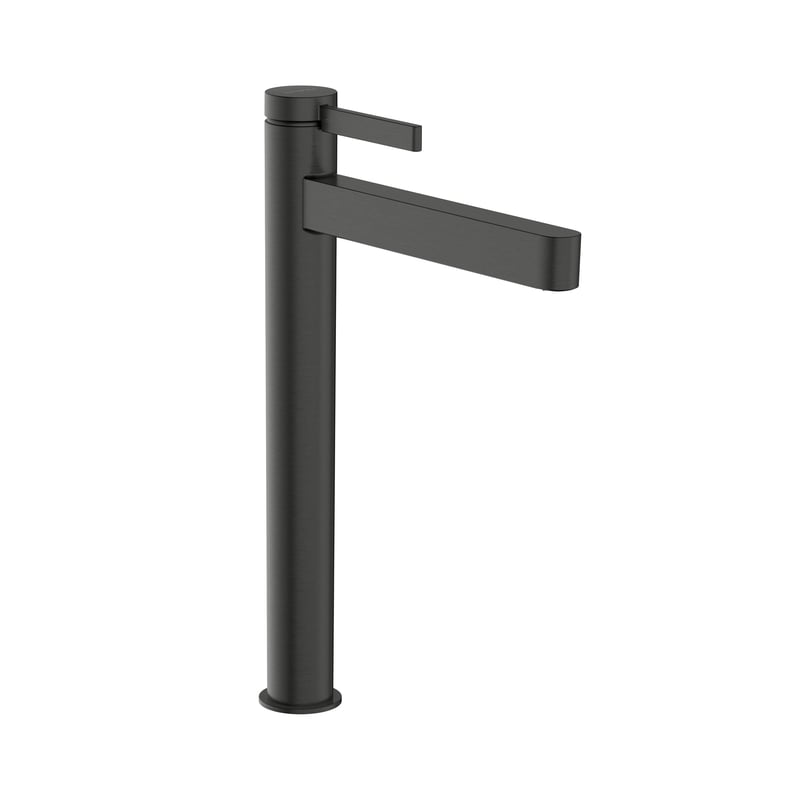 Baterie lavoar Hansgrohe Finoris 260 CoolStart  ventil click-clack  pentru lavoare tip bol  negru periat