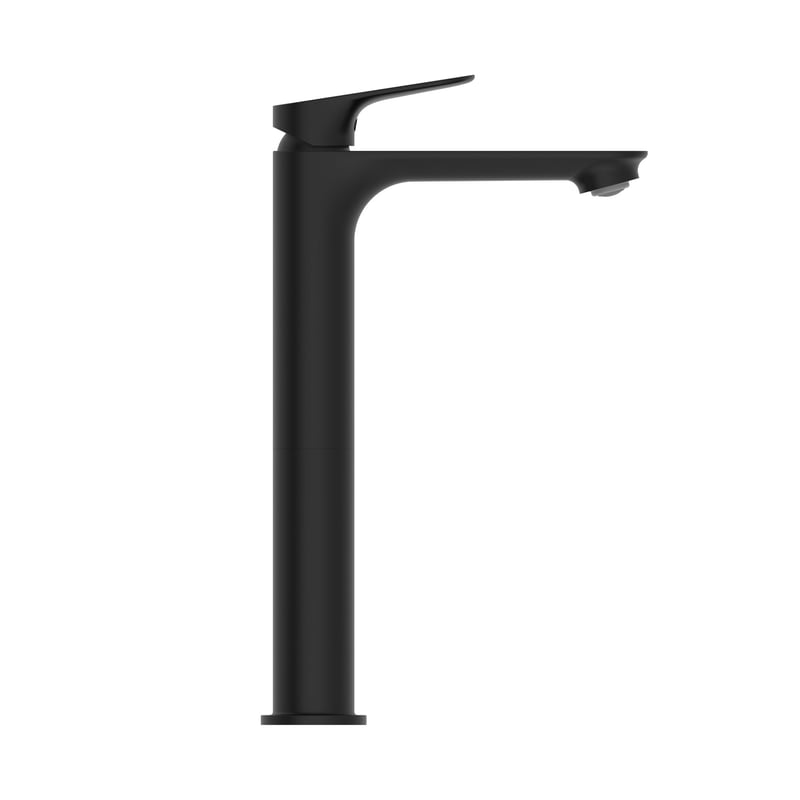 Baterie lavoar inalta Ideal Standard Ceralife O Bluestart pentru lavoar tip bol  ventil click-clack  negru mat