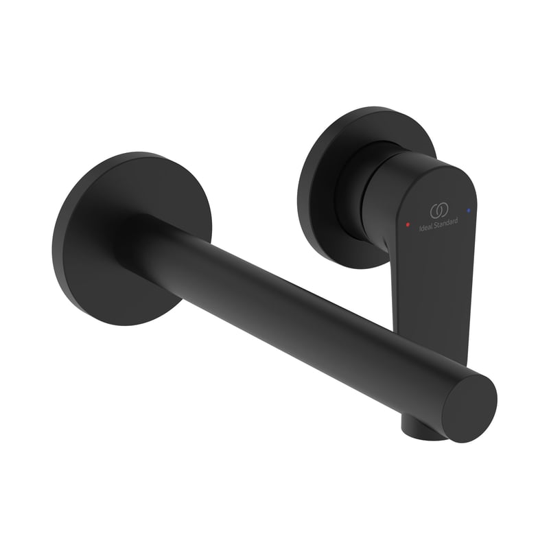 Baterie lavoar Ideal Standard Ceralife O de perete  fara ventil  necesita corp ingropat  negru mat