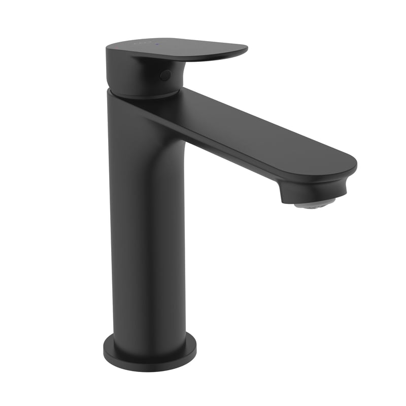 Baterie lavoar Ideal Standard Ceralife O Bluestart  ventil click-clack  negru mat