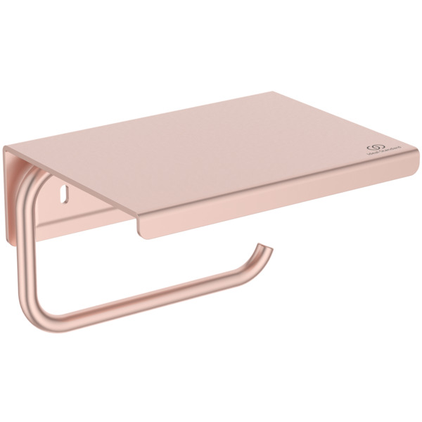 Suport hartie igienica cu aparatoare Ideal Standard Alu+ rose