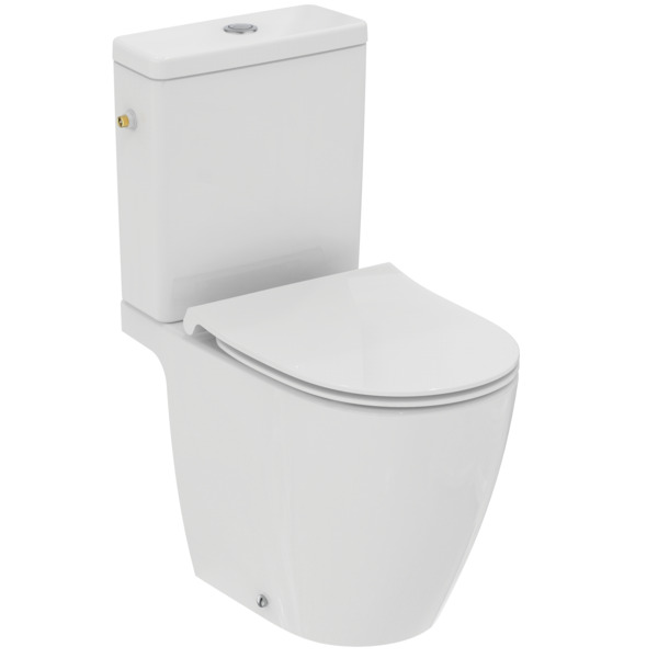 Set complet vas wc Ideal Standard i.Life O cu vas wc HydroTwist  rezervor si capac slim cu inchidere lenta  alb