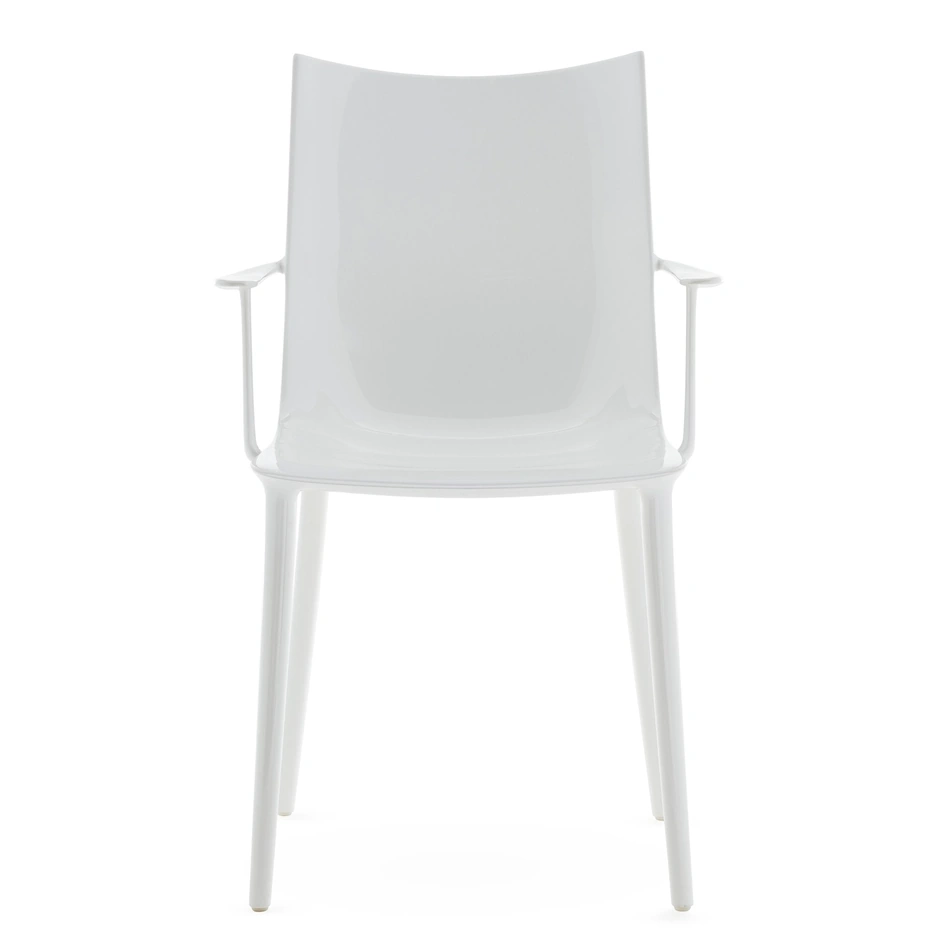 Scaun cu brate Kartell H.H.H.  design Philippe Starck  alb