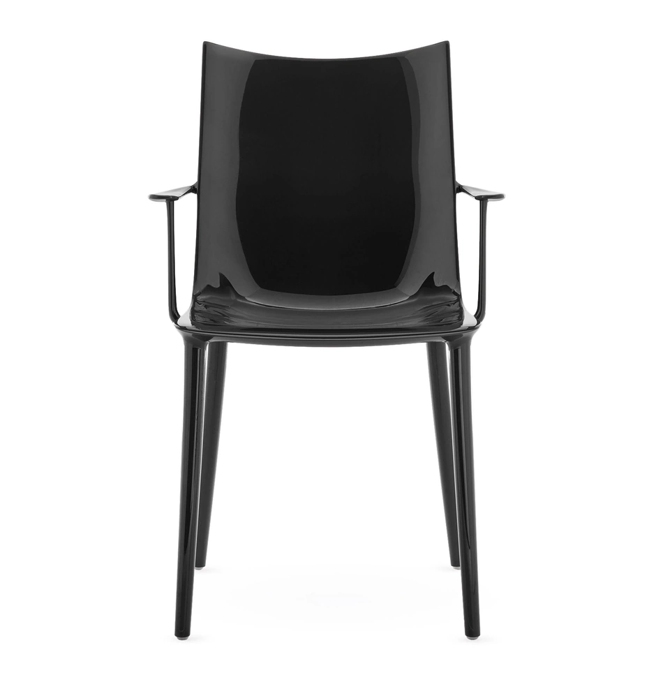 Scaun cu brate Kartell H.H.H.  design Philippe Starck  negru