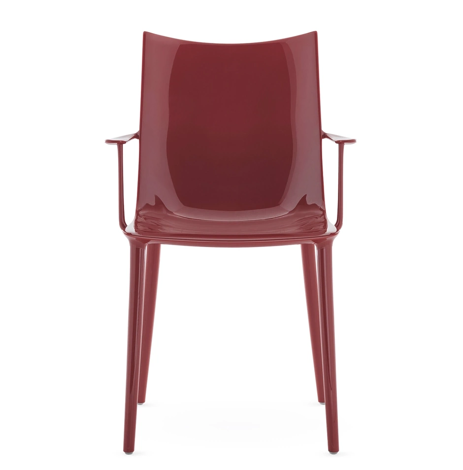 Scaun cu brate Kartell H.H.H.  design Philippe Starck  bordeaux